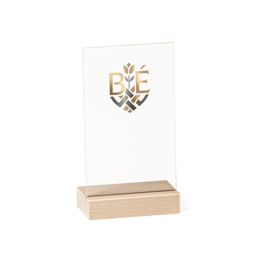 Blommé - Acrylic Desk Sign